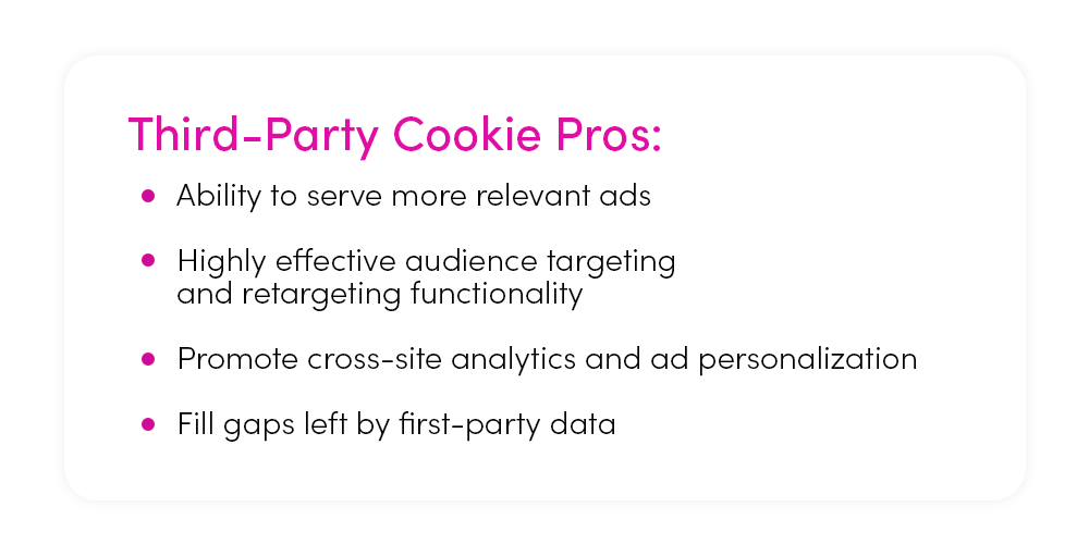 third party cookie pros